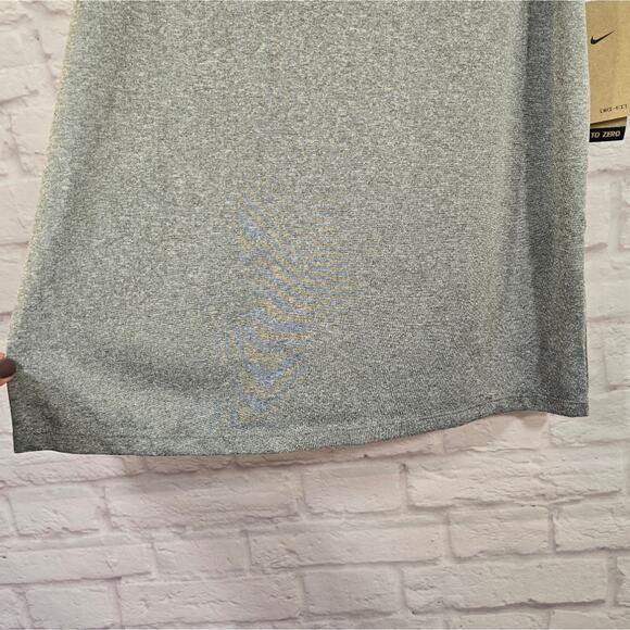 M Nike Women's Dri-FIT Grey Black Swoosh Logo Muscle Tank Top NWT Size S DX0701 - Picture 4 of 9